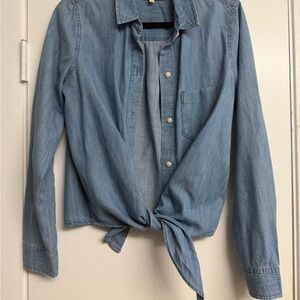 Madewell Light Blue Chambray Shirt